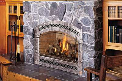 fireplace glass